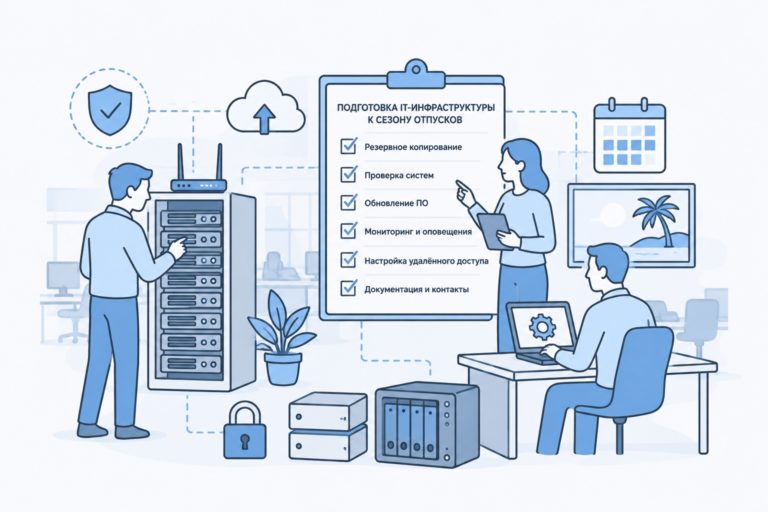 Как подготовить IT-инфраструктуру к отпускному сезону и избежать простоев бизнеса