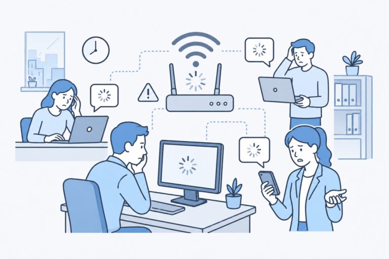 Почему в офисе медленно работает Wi-Fi: шесть распространённых причин